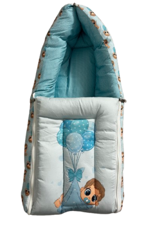 Bebloo Premium Baby Sleeping Bag | Soft Cotton Sleep Sack for Newborn Babies | Breathable, Comfortable & All Season Use