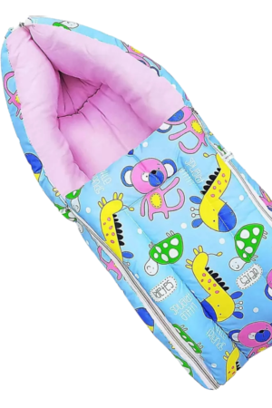 Bebloo Premium Baby Sleeping Bag | Soft Cotton Sleep Sack for Newborn Babies | Breathable, Comfortable & All Season Use (Copy)