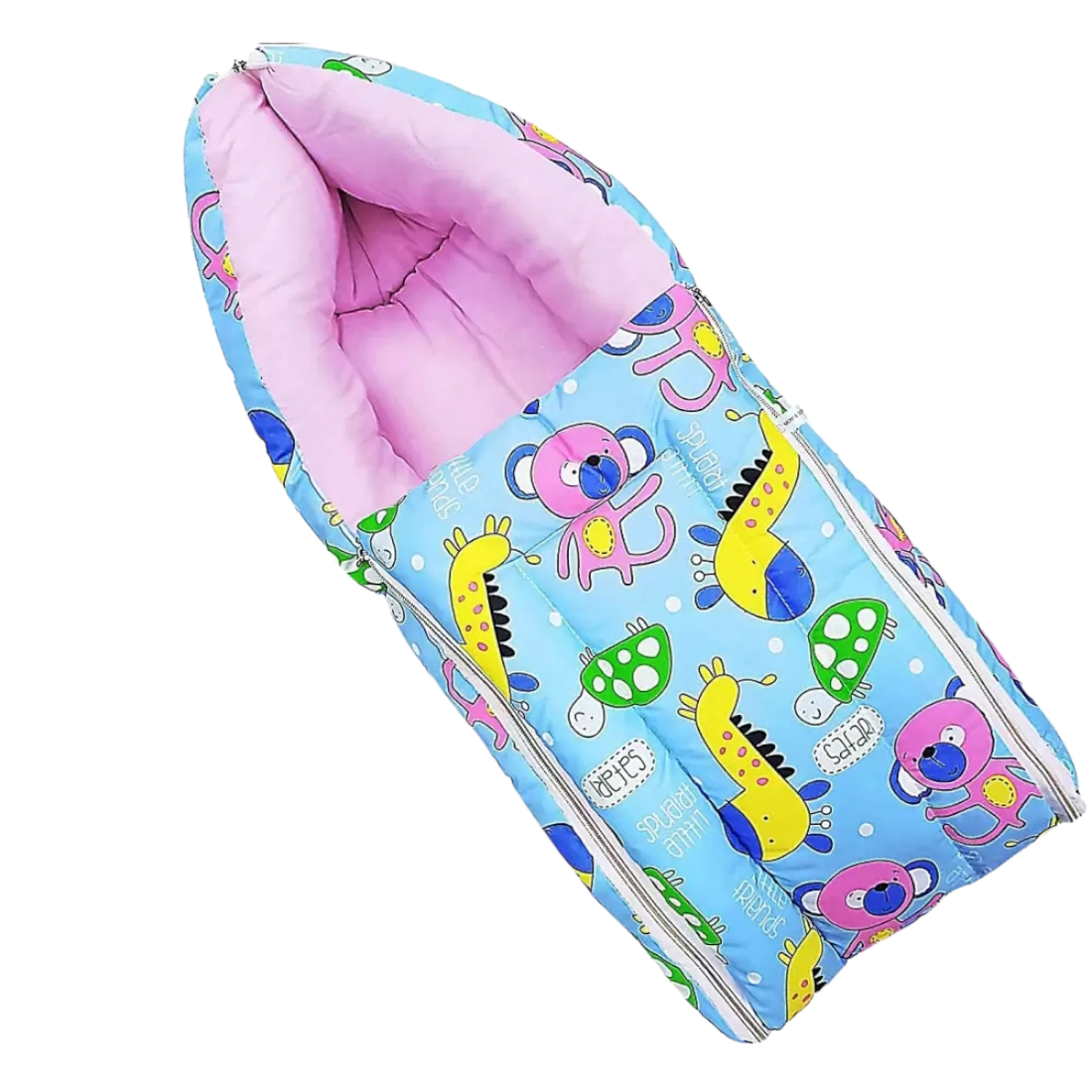 Bebloo Premium Baby Sleeping Bag | Soft Cotton Sleep Sack for Newborn Babies | Breathable, Comfortable & All Season Use (Copy)