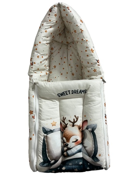 Bebloo Premium Baby Sleeping Bag | Soft Cotton Sleep Sack for Newborn Babies | Breathable, Comfortable & All Season Use (Copy)
